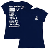 Real Madrid Vive La Fete Girls Youth Color Badge Fitted T-Shirt