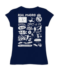Real Madrid Vive La Fete Girls Youth Color Badge Fitted T-Shirt
