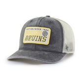 NHL Boston Bruins '47 Canteen Pigment Dyed Patch Trucker Adjustable Hat