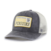 NHL Pittsburgh Penguins '47 Canteen Pigment Dyed Patch Trucker Adjustable Hat