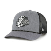 NHL Chicago Blackhawks '47 Carbon Rope Trucker Adjustable Hat