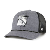 NHL New York Rangers '47 Carbon Rope Trucker Adjustable Hat