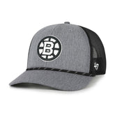 NHL Boston Bruins '47 Carbon Rope Trucker Adjustable Hat
