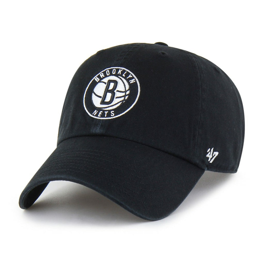 47 brand Brooklyn Nets '47 Core Logo Clean Up Adjustable Hat