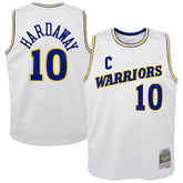 Mitchell & Ness Tim Hardaway Golden State Warriors Youth 1990-91 Hardwood Classics Swingman Throwback Home Jersey sale
