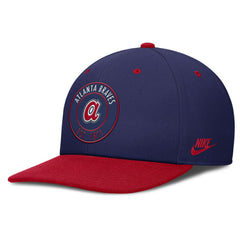 Navy/Red Atlanta Braves Nike Cooperstown Collection Pro Dri-FIT Snapback Hat