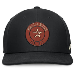 Black Houston Astros Nike Cooperstown Collection Pro Dri-FIT Snapback Hat