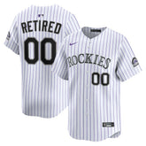 White Colorado Rockies Nike Home Limited Pick-A-Player Retired Roster Jersey