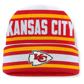 Center Cuffed Knit Hat - Kansas City Chiefs Hats