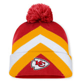 Women's Cornerback Cuffed Knit Hat with Pom - Kansas City Chiefs Hats