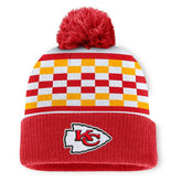 Women's End Zone Cuffed Knit Hat with Pom - Kansas City Chiefs Hats