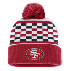 Women's End Zone Cuffed Knit Hat with Pom - San Francisco 49ers Hats