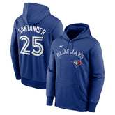 Royal Anthony Santander Toronto Blue Jays Nike Name & Number Performance Pullover Hoodie