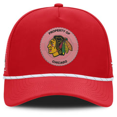 NHL Chicago Blackhawks Fanatics Centennial Pinched Front Adjustable Hat