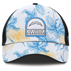 Tropical Adjustable Trucker Hat - Los Angeles Chargers Hats