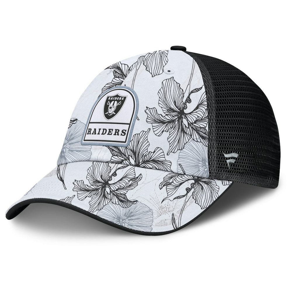 Tropical Adjustable Trucker Hat - Las Vegas Raiders Hats