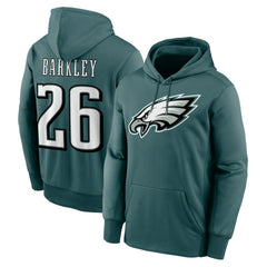 Saquon Barkley Player Name & Number Therma Hoodie - Philadelphia Eagles Hoodies
