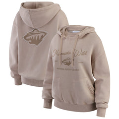 NHL Minnesota Wild WEAR by Erin Andrews Women's Washed Pullover Crewdie