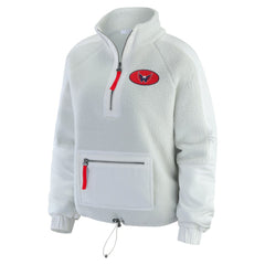 NHL Washington Capitals WEAR by Erin Andrews Women's Polar Fleece Quarter-Zip Jacket