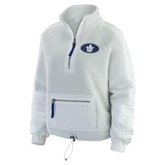 NHL Toronto Maple Leafs WEAR by Erin Andrews Women's Polar Fleece Quarter-Zip Jacket