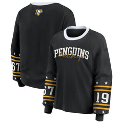 NHL Pittsburgh Penguins WEAR by Erin Andrews Women's Long-Sleeve Sport T-Shirt