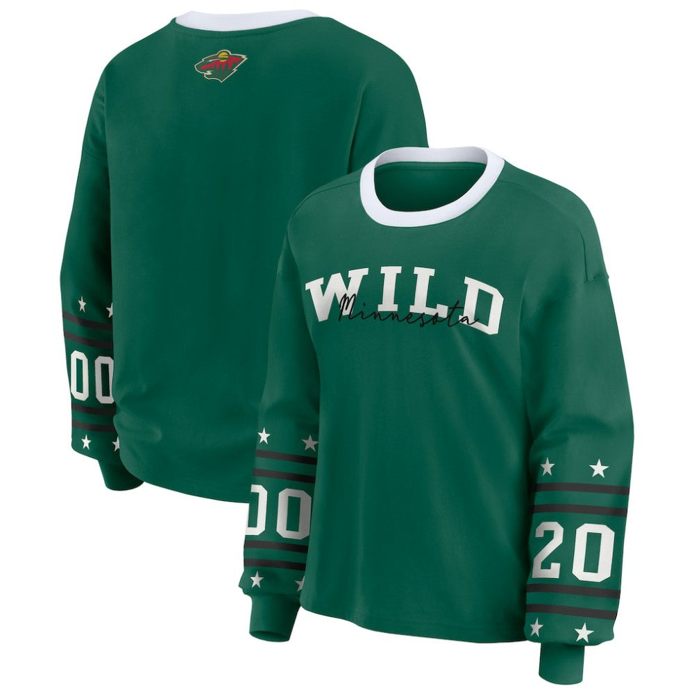 NHL Minnesota Wild WEAR by Erin Andrews Women's Long-Sleeve Sport T-Shirt