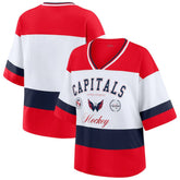 NHL Washington Capitals WEAR by Erin Andrews Women's Jersey Style Tee
