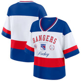 NHL New York Rangers WEAR by Erin Andrews Women's Jersey Style Tee