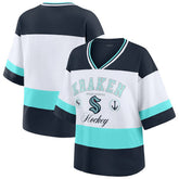 NHL Seattle Kraken WEAR by Erin Andrews Women's Jersey Style Tee