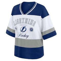 NHL Tampa Bay Lightning WEAR by Erin Andrews Women's Jersey Style Tee