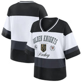 NHL Vegas Golden Knights WEAR by Erin Andrews Women's Jersey Style Tee