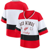 NHL Detroit Red Wings WEAR by Erin Andrews Women's Jersey Style Tee