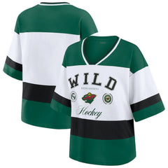 NHL Minnesota Wild WEAR by Erin Andrews Women's Jersey Style Tee