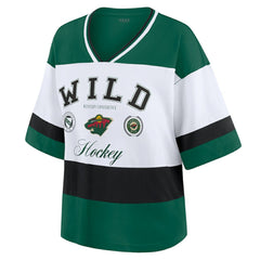 NHL Minnesota Wild WEAR by Erin Andrews Women's Jersey Style Tee