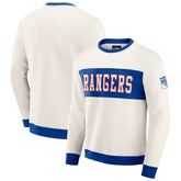 NHL New York Rangers Darius Rucker Collection by Fanatics Colorblock Pullover Sweatshirt