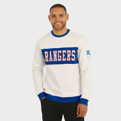 NHL New York Rangers Darius Rucker Collection by Fanatics Colorblock Pullover Sweatshirt