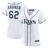 White Jonathan Aranda Tampa Bay Rays Nike Women's Home Replica Jersey