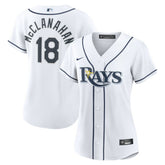 White Shane McClanahan Tampa Bay Rays Nike Women's Home Replica Jersey