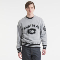 NHL Montreal Canadiens Todd Snyder by Fanatics Relaxed Canadian Fleece Crew