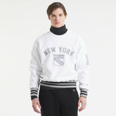 NHL New York Rangers Todd Snyder by Fanatics Relaxed Canadian Fleece Crew