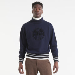 NHL Edmonton Oilers Todd Snyder by Fanatics Relaxed Canadian Fleece Turtleneck