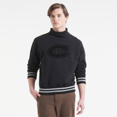 NHL Montreal Canadiens Todd Snyder by Fanatics Relaxed Canadian Fleece Turtleneck