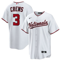 White Dylan Crews Washington Nationals Nike Home Replica Jersey