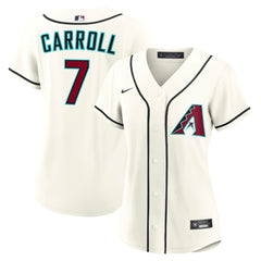 Cream Corbin Carroll Arizona Diamondbacks Nike Women's Home Replica Jersey