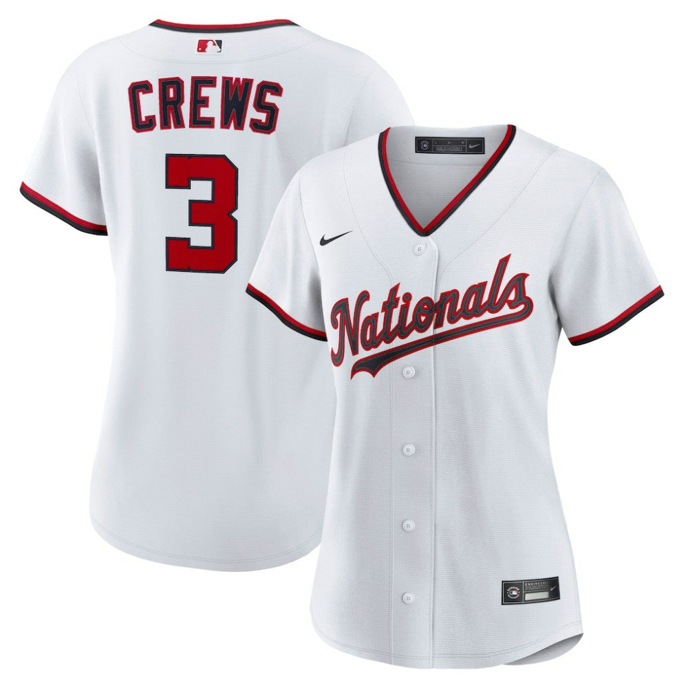 White Dylan Crews Washington Nationals Nike Women's Home Replica Jersey