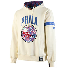 Philadelphia 76ers NBA x Two Hype Culture & Hoops Collection Premium Pullover Hoodie - Cream sale