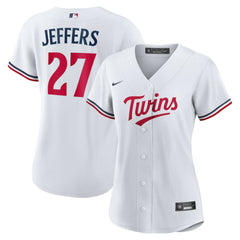 White Ryan Jeffers Minnesota Twins Nike Women's Home Replica Jersey