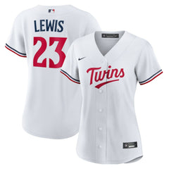 White Royce Lewis Minnesota Twins Nike Women's Home Replica Jersey