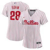 White Alec Bohm Philadelphia Phillies Nike Women's Home Replica Jersey
