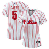 White Bryson Stott Philadelphia Phillies Nike Women's Home Replica Jersey